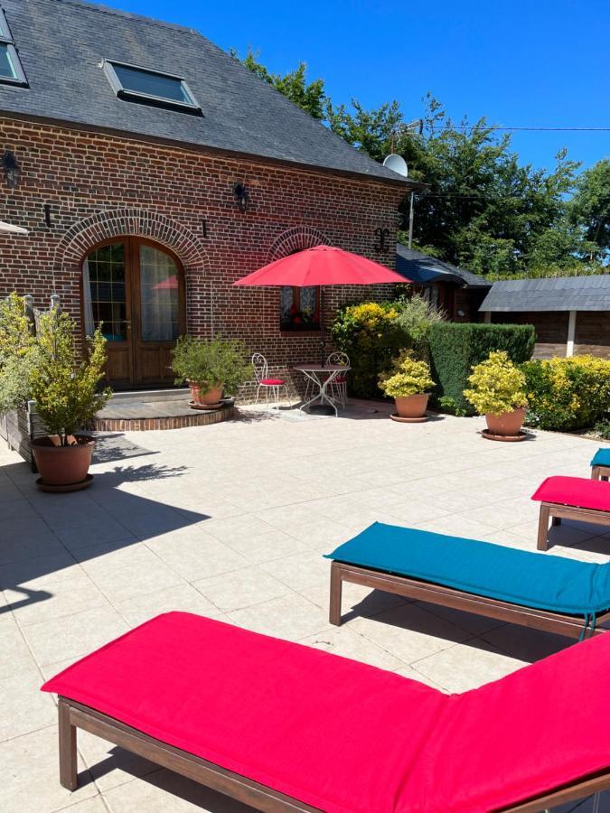 Bed and Breakfast Le Jardin Des Roses Gerponville Exterior foto